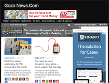 Tablet Screenshot of gozonews.com